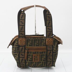 FENDI Zucca Vintage FF Logo Tote